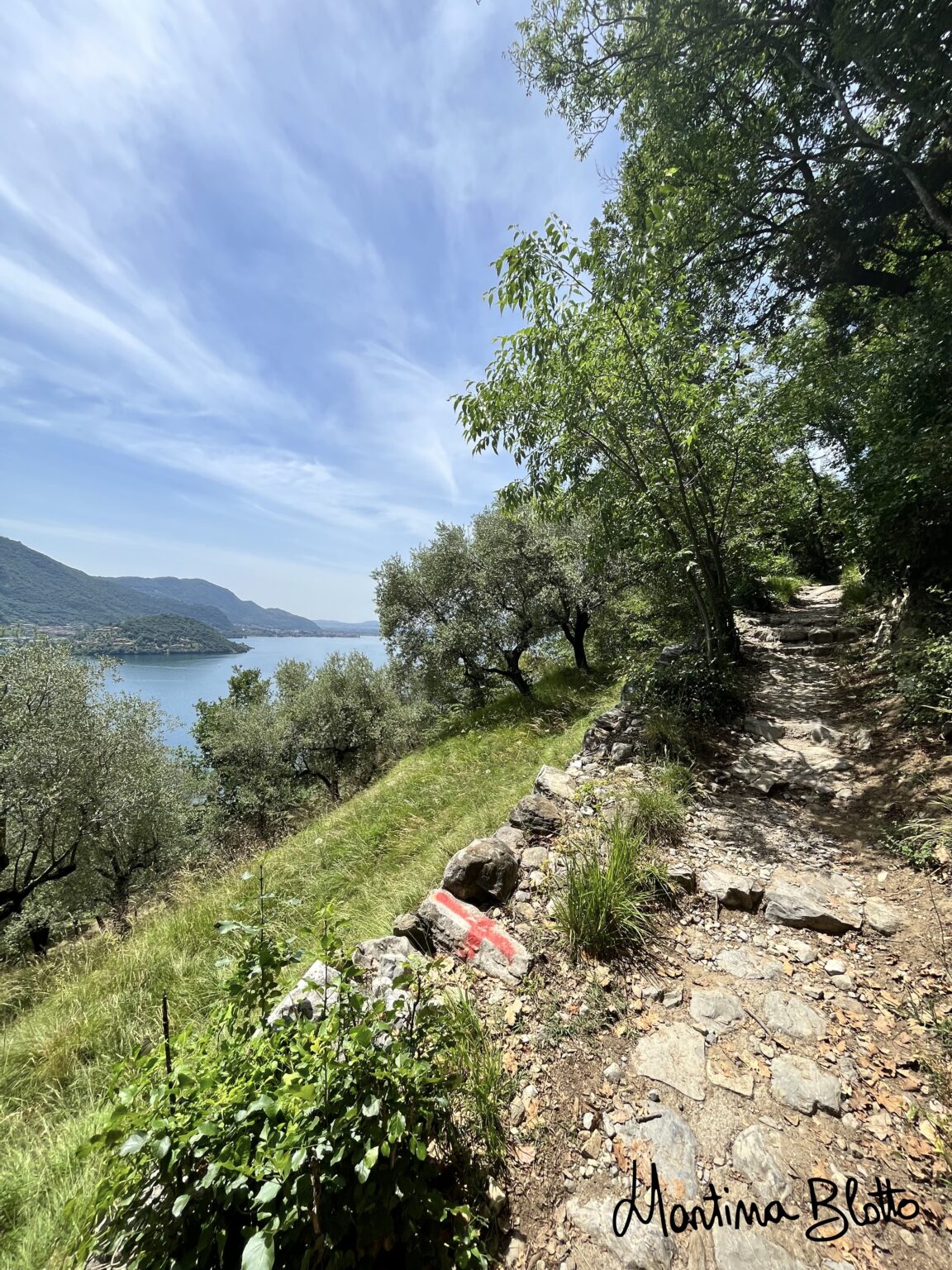 Sentiero verso Peschiera Maraglio
