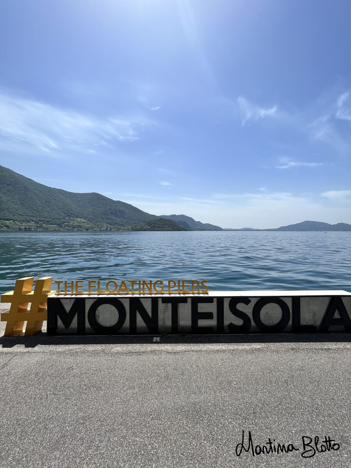 Punto di arrivo di The Floating Piers