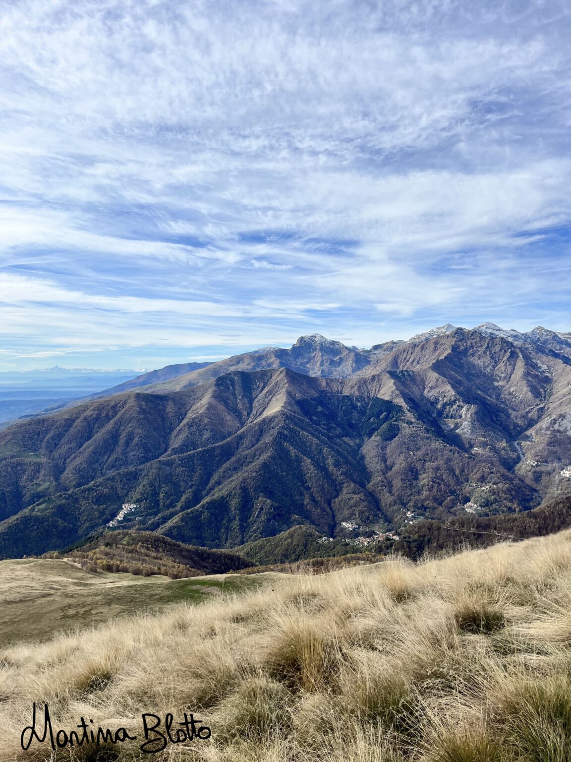 Vista sulla Prealpi Biellesi