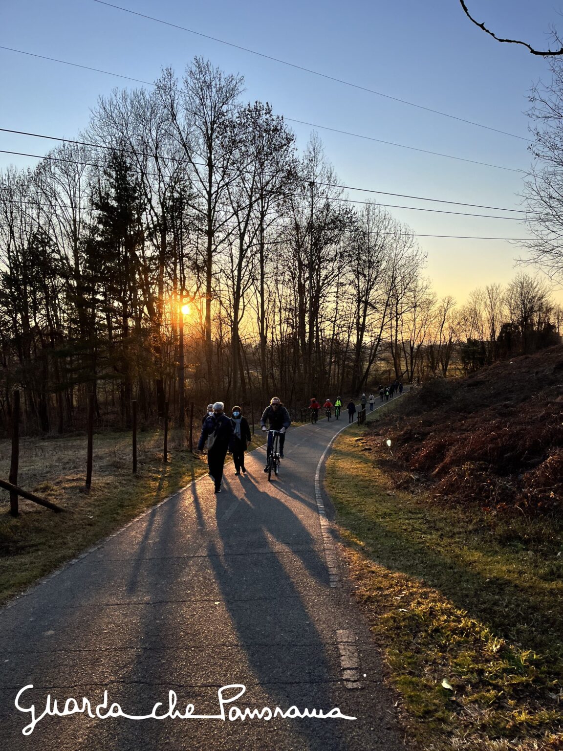 Verso il lido della Schiranna