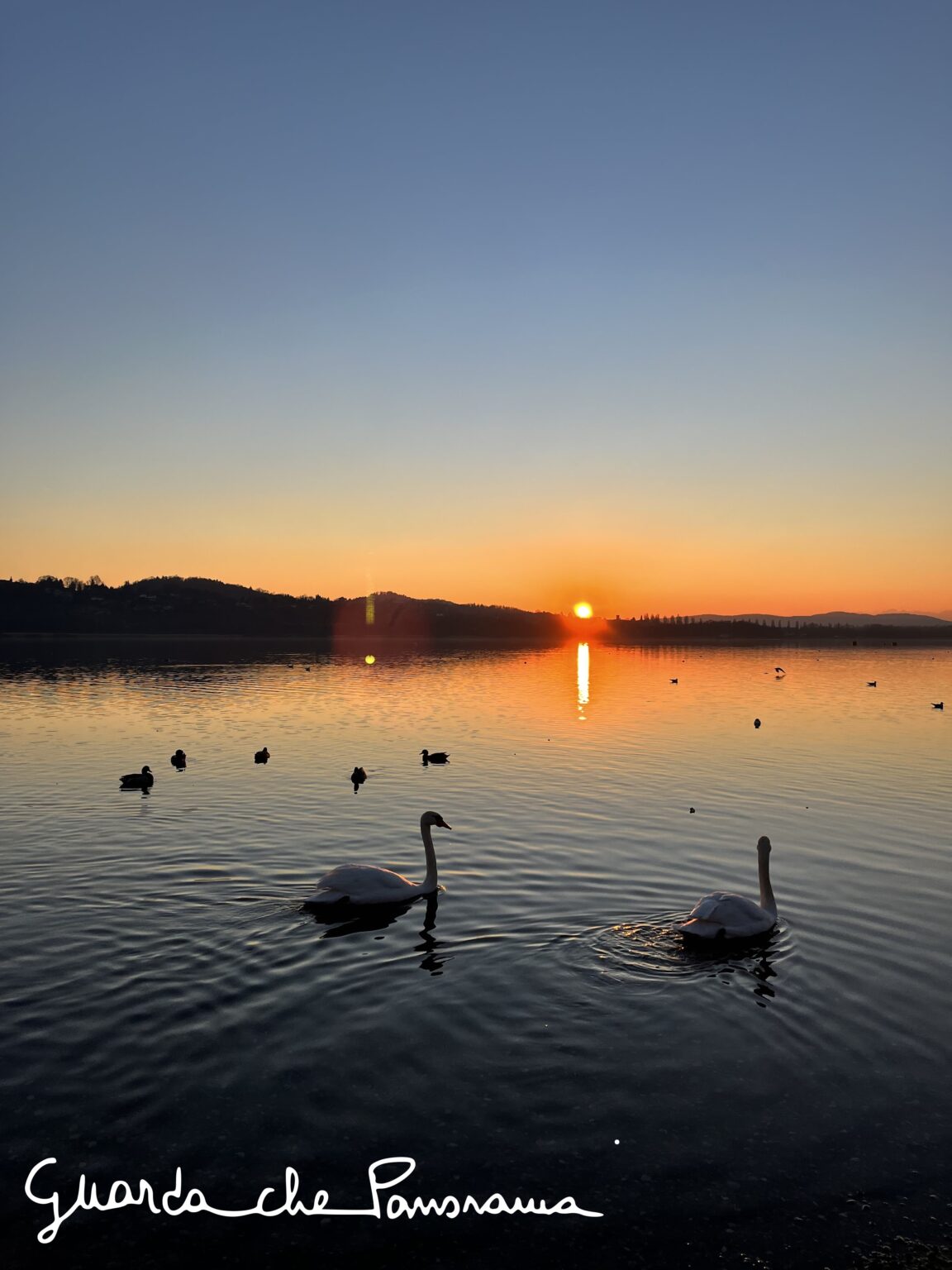 Tramonto alla Schiranna