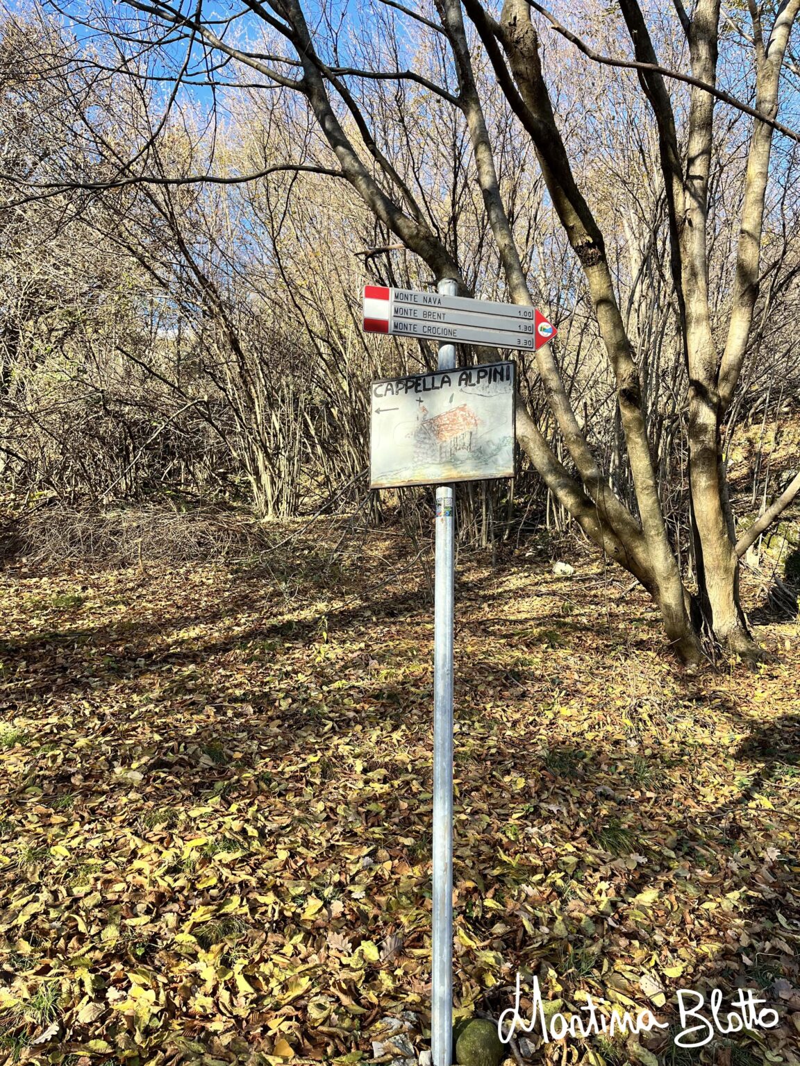 Deviazione per cappella Alpini