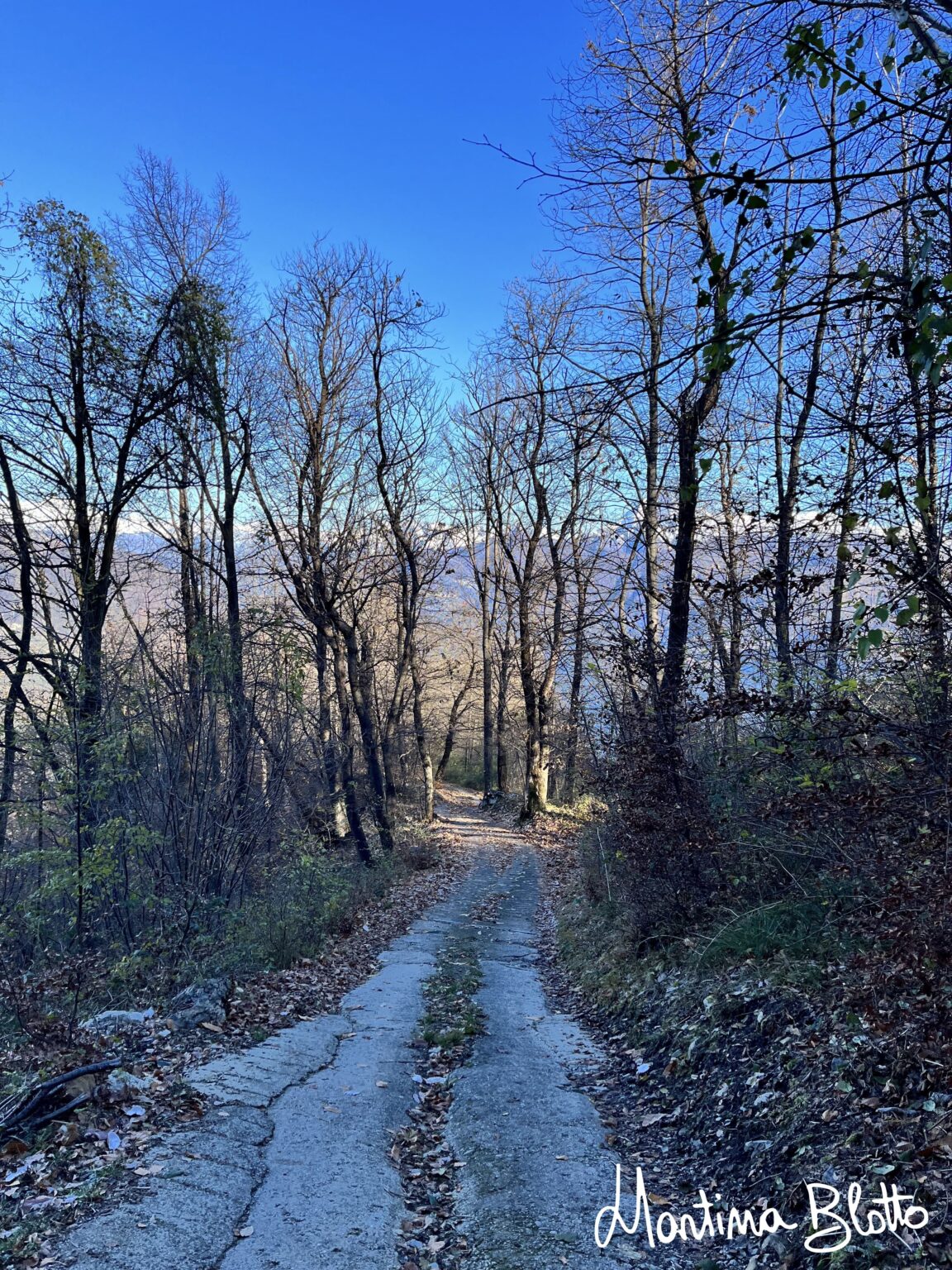 Strada verso località Croce/Paullo