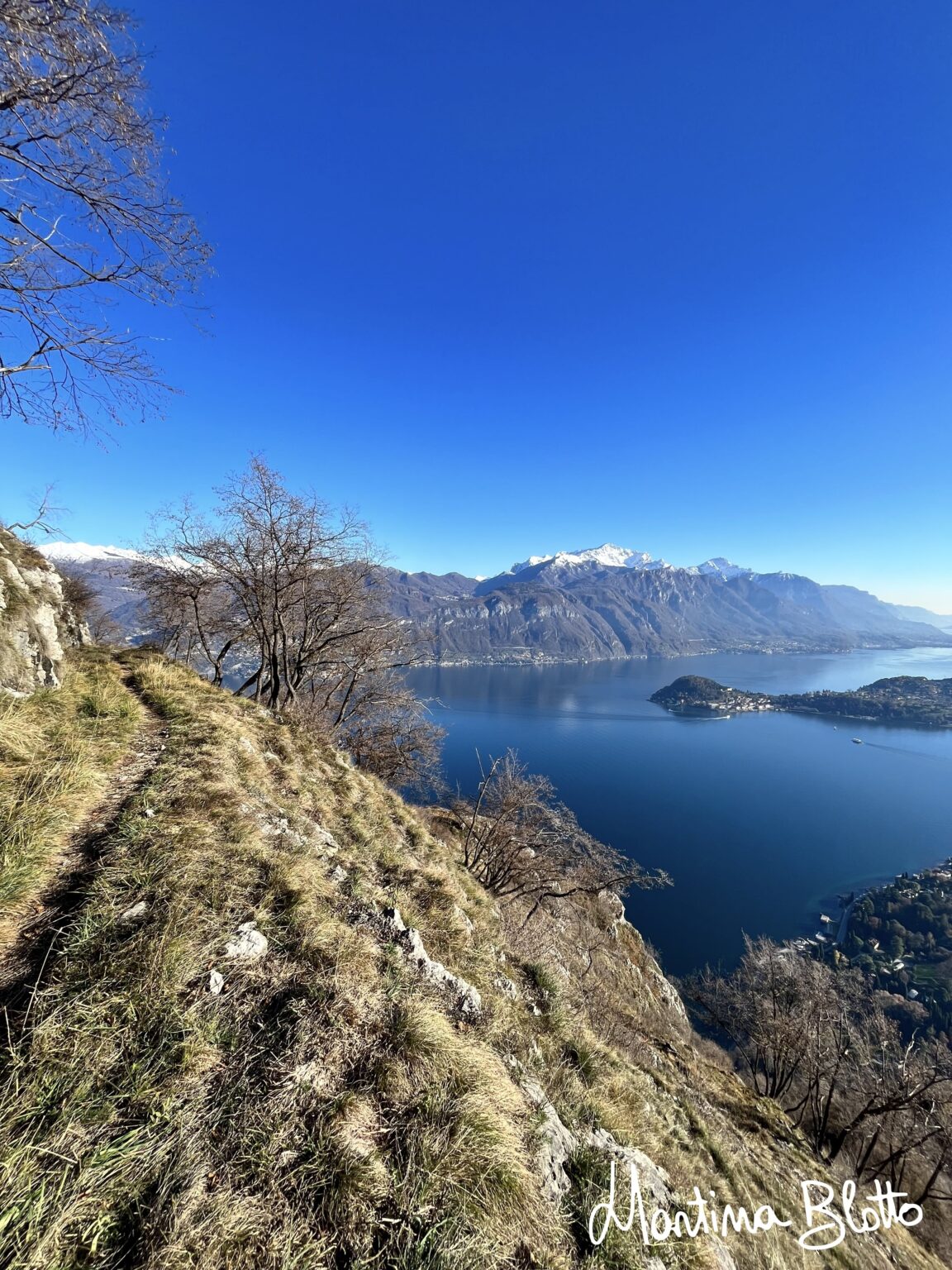 Sentiero verso parte frontale del Sasso