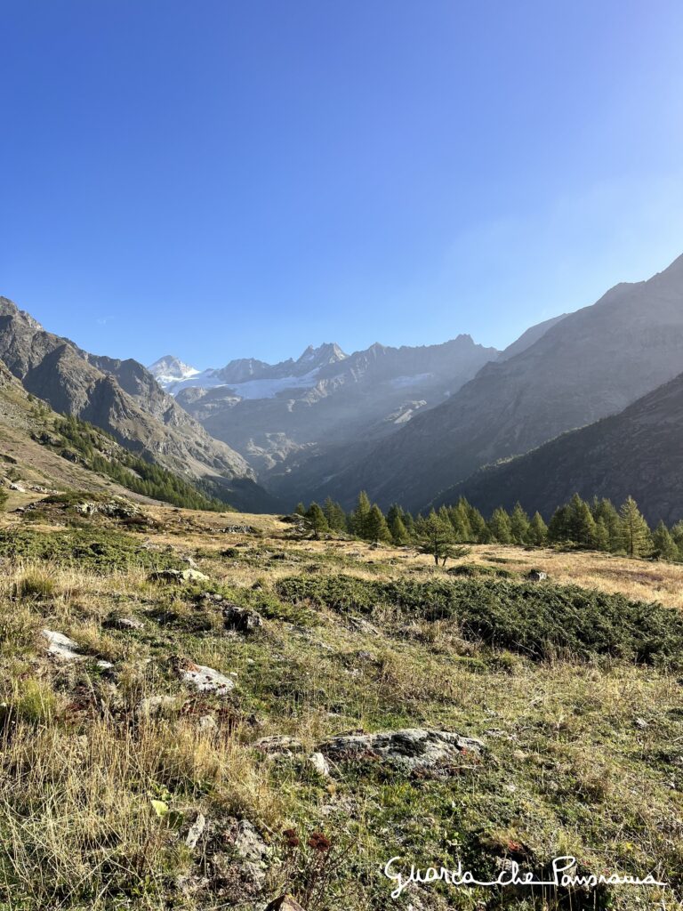 Vista sui massicci de le Petites e les Grandes Murailles