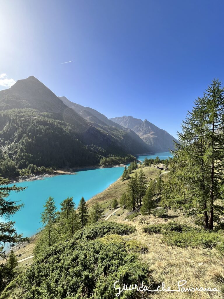 Vista sul lago