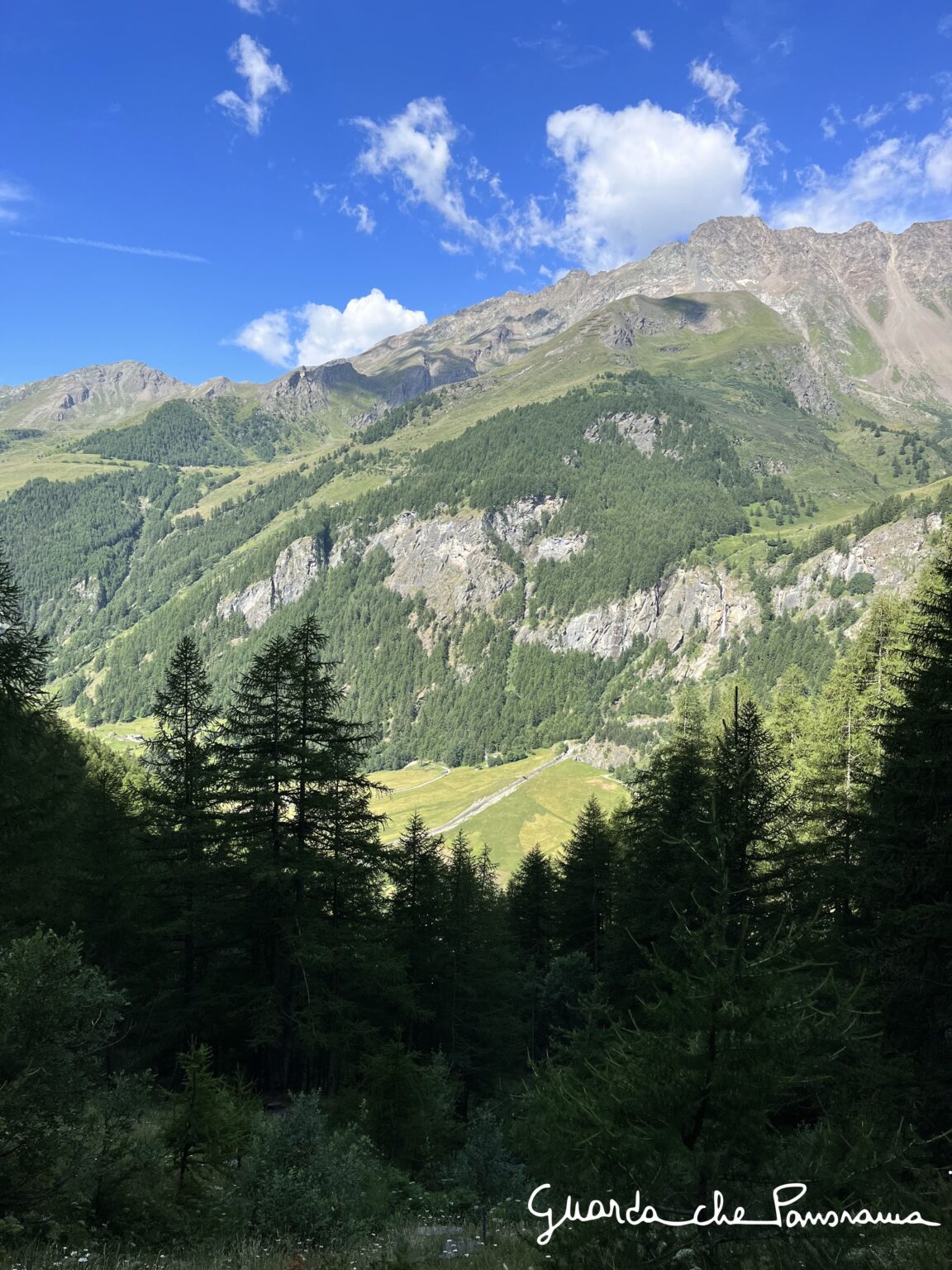 Panorama sul versante opposto