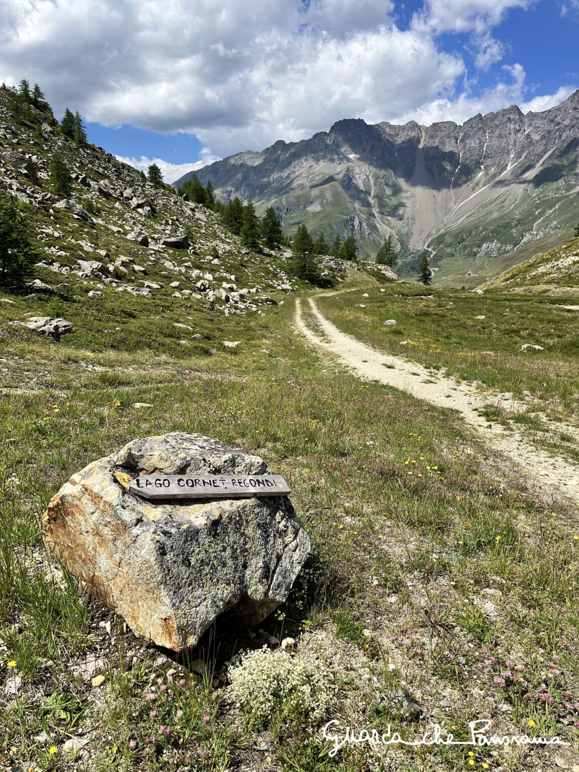 Deviazione per lago (da seguire)