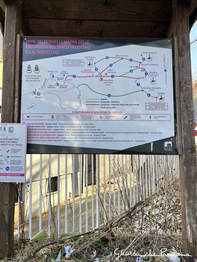 Indicazioni sentieri