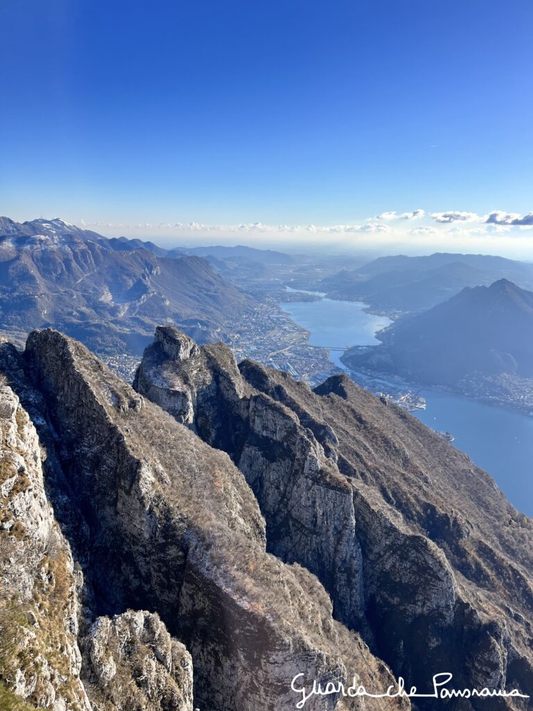 Verso sud-est: Lecco