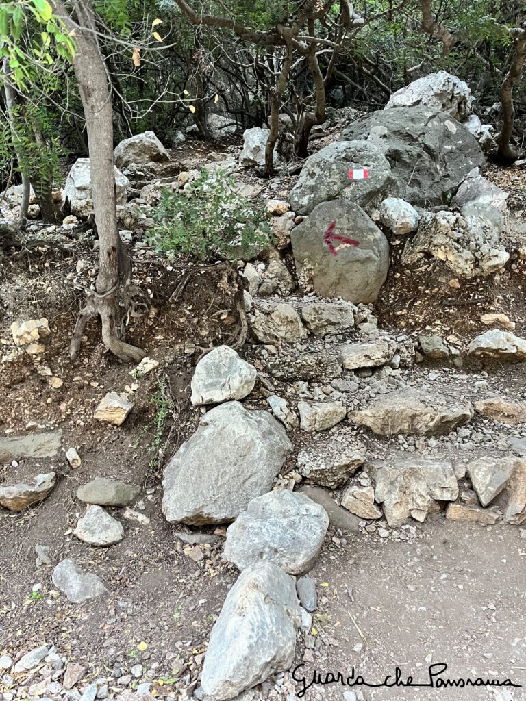 Inizio del sentiero
