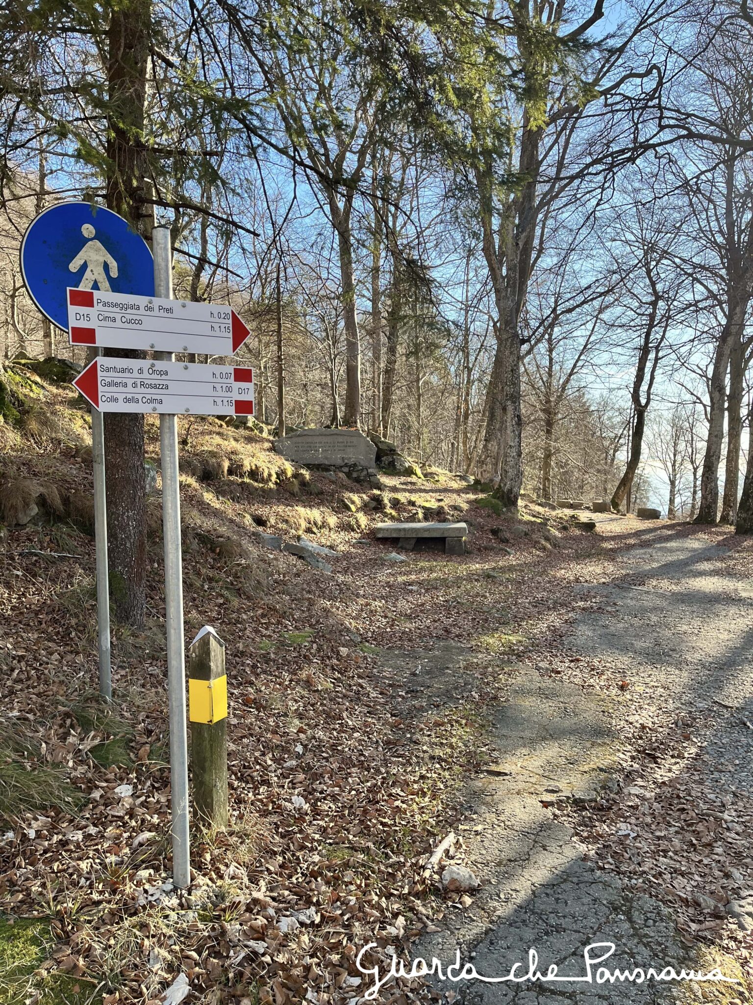 Indicazioni sentieri