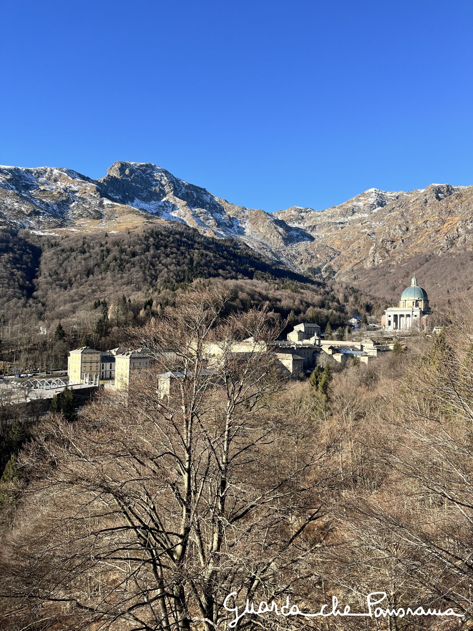Punto panoramico su Oropa