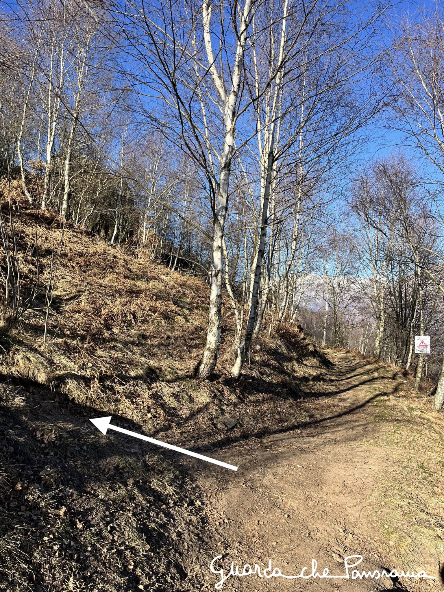 Deviazione per salire sul Monte Cucco