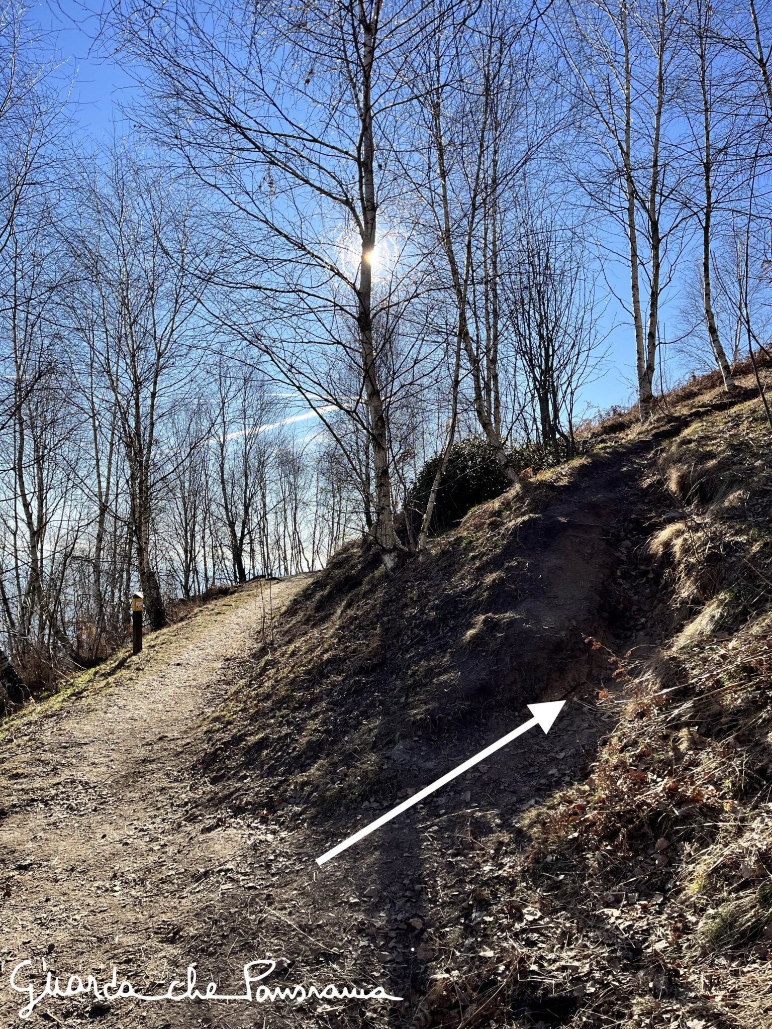 Deviazione per salire sul Monte Cucco