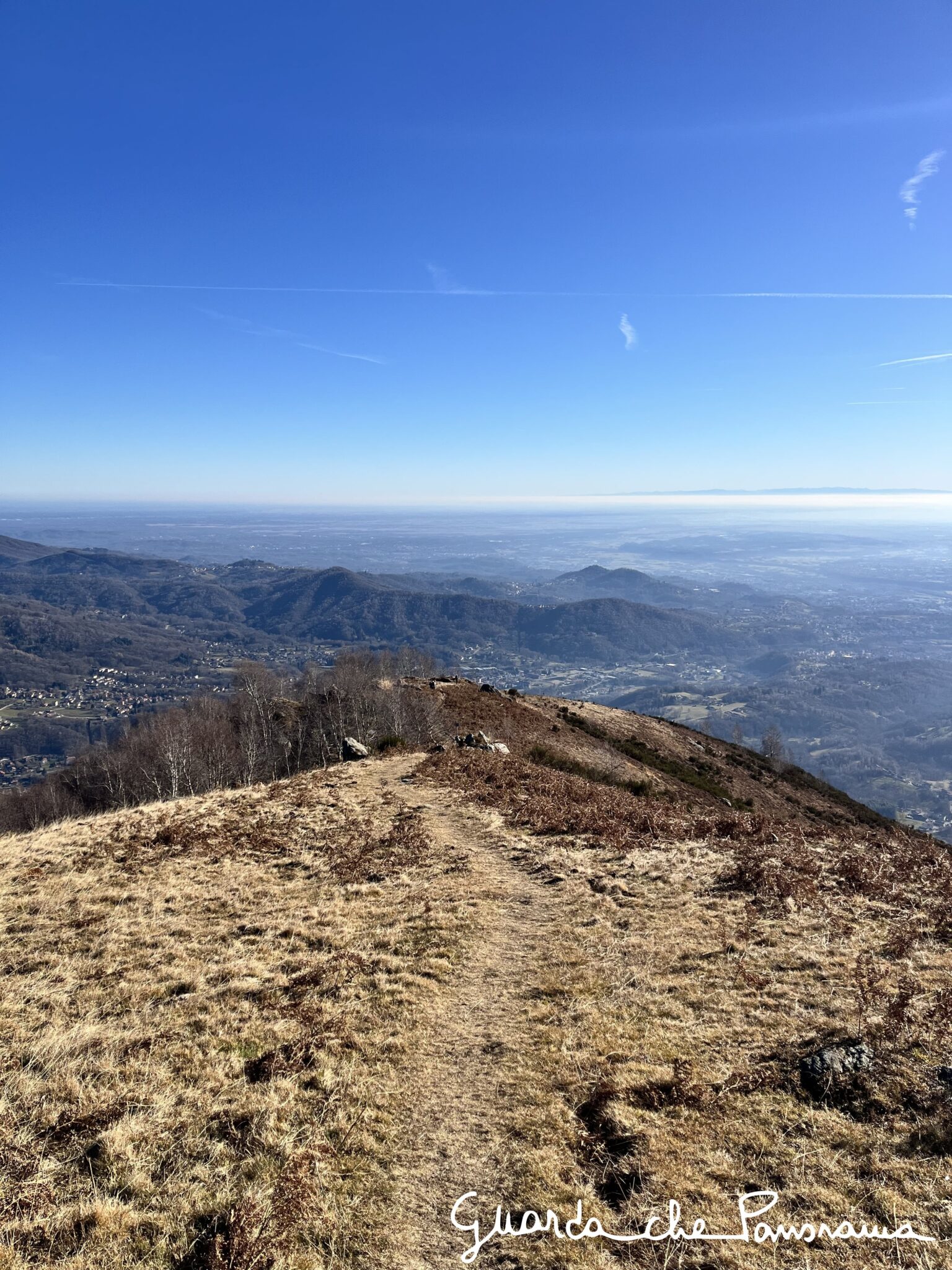 Panorama sulla pianura biellese