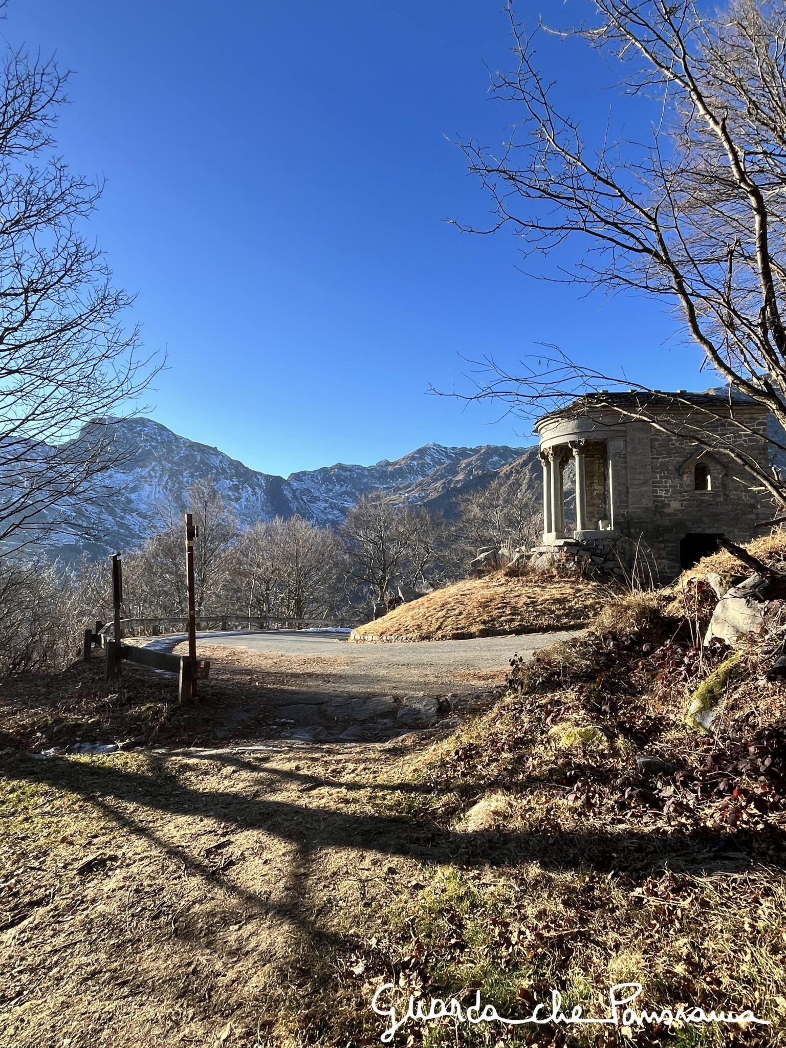 Arrivo sentiero al tempietto Belvedere