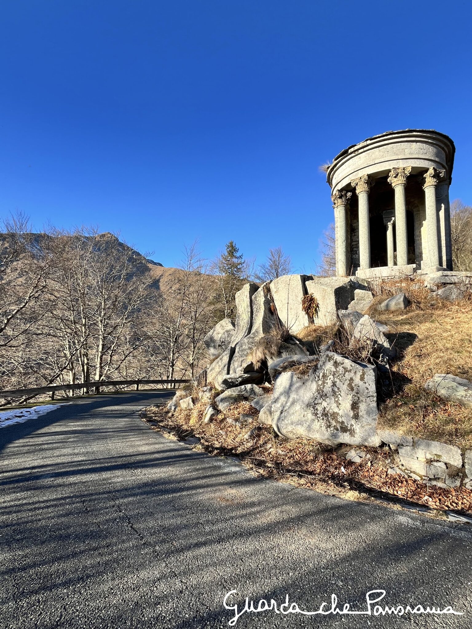 Strada asfaltata Oropa-Rosazza