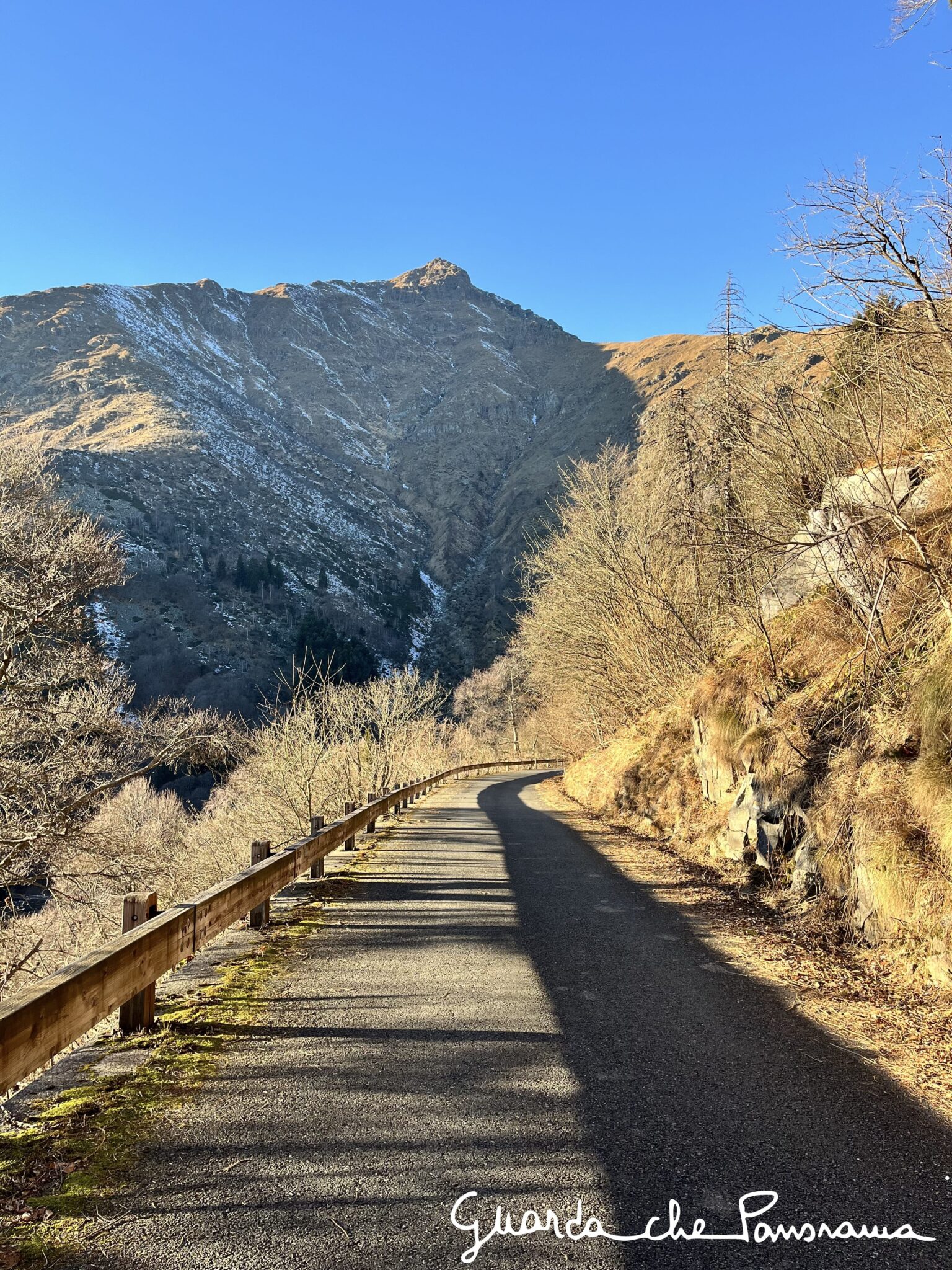 Strada asfaltata Oropa-Rosazza